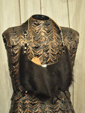 Black Cowhide Shoulder Bag – Handmade Hair-On-Hide Western Purse